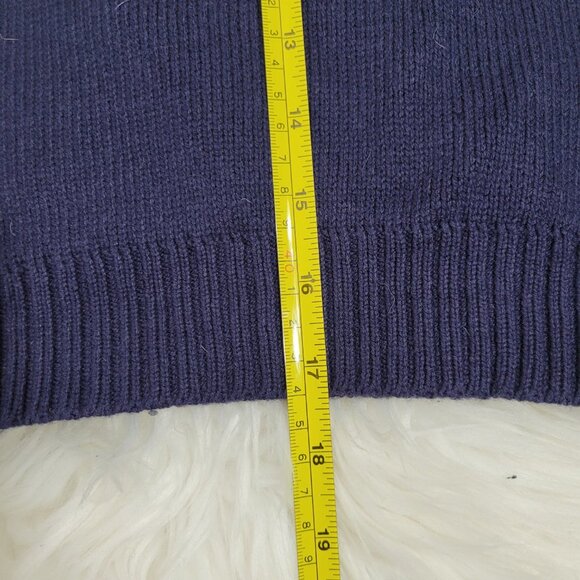 The Childrens Place | Navy Blue Quarter Zip Pullover Knit Sweater Top 4T New - Picture 8 of 9